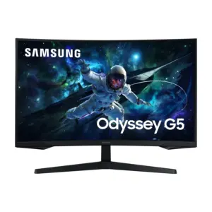 MONITOR LED SAMSUNG 32 PULGADAS /G5 G55C ODYSSEY/ QHD (2560 X 1440) / VA / WIDESCREEN /CURVO/ HDMI / DP / 165HZ / NEGRO.