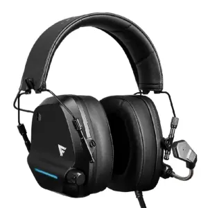 DIADEMA / GAME FACTOR / HSG550 CONEXIÓN POR USB / MICRÓFONO AJUSTABLE / SURROUND 7.1 /  NEGRO