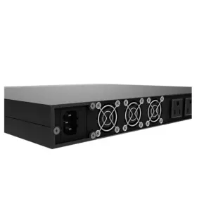 UPS DOBLE CONVERSION EN LINEA FORZA FDC-1001RUL CON CAPACIDAD DE 1000VA/800W  FP 0.9 ONDA SENOIDAL PURA 3 SALIDAS 120V NEGRO