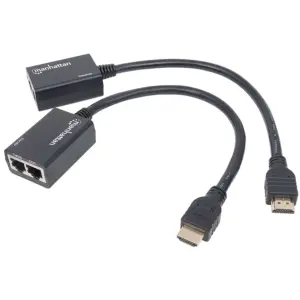 EXTENSOR VIDEO,MANHATTAN,207386, HDMI, 30M VIA CAT 5/6