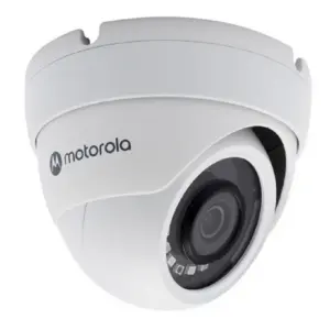 Cámara Analogica Motorola MTD202M Domo Metal Lente Fijo 2 MP Full HD de 1080P ICR Dia Noche IP66 D-WDR AHD TVI CVI CVBS