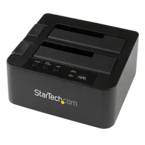 BASE CLONADORA DOCK STATION USB 3.0 Y ESATA COPIADORA DE UNIDADES DE DISCO SATA 6GBPS DE 2.5 Y 3.5 PULGADAS - CLONADOR AUTONOMO - STARTECH.COM MOD. SDOCK2U33RE