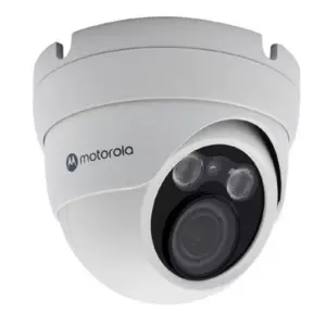 CAMARA IP MOTOROLA MTIDM045721 / DOMO METAL / VARIFOCAL MOTORIZADA / 5MP / ICR, DIA-NOCHE / IP66 / ONVIF / POE / DNR 2D-3D , WDR DIGITAL , BLC , HLC , DESEMPAÑADOR / IR 40M / CYBERSEGURIDAD GDRP