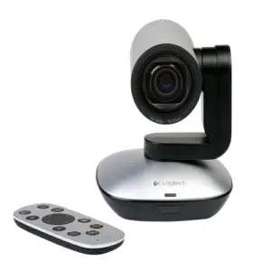 CAMARA PTZ PRO 2 LOGITECH FHD 1080P ZOOM 10X HD CAMPO VISUAL 90° IDEAL PARA AULAS AUDITORIOS Y SALAS GRANDES. VIDEOCONFERENCIA