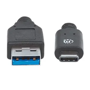 CABLE USB,MANHATTAN,354981,-C V3.1, C-A 3.0M NEGRO
