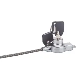 CANDADO LAPTOP,MANHATTAN,440295, DELL LLAVE 2.0M, NEGRO (WEDGE N17)