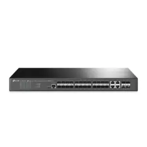 SWITCH | TP-LINK | TL-SG3428XF | SWITCH | 24 PUERTOS | SFP L2+ | 4 RANURAS SFP 10GE SFP+ | OMADA SDN