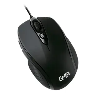 Ghia, Kit Teclado y Mouse, Alámbrico, Ergonomicos, Multimedia, USB, Color Negro