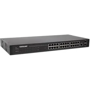 SWITCH,INTELLINET,560917, GB 24 PTOS 19 ,ADMIN + 2 SFP