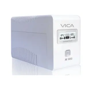 NO BREAK UPS VICA S900 900VA/550W 8 TOMAS NEMA 5-15R (4/4) ,RJ11, PANTALLA LCD 3 AÑOS DE GARANTIA