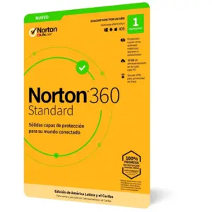 Norton 360 Standard, Internet Security 1 Dispositivo 1 Año Caja