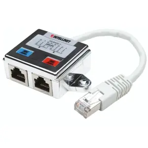 DISTRIBUIDOR MODULAR,INTELLINET,504195, 1X2 RJ45 CAT 5E