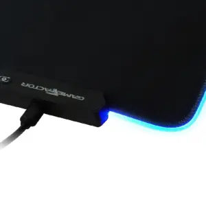 MOUSEPAD GAME FACTOR MPG500 RGB XL, SPEEDCONTROL, NEGRO