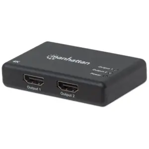 VIDEO SPLITTER,MANHATTAN,207669, HDMI 4K@30HZ, 1 IN:2 OUT, AC
