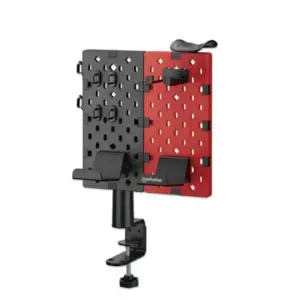 SOPORTE DE ESCRITORIO MANHATTAN, 462518 ,CON TABLERO ORGANIZADOR PERFORADO Y PORTA ACCESORIOS