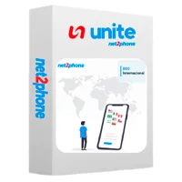 800 Internacional Net2Phone para Conmutador Telefónico en la Nube Unite Licencia por Did Renta Mensual Entrega Electronica
