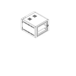 GABINETE NORTH SYSTEM MONTAJE EN PARED 6 U.R. C/E INCLUYE EQUIPO NEGRO TEXTURIZADO. **NO INCLUYE FLETE**