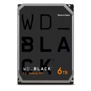 DISCO DURO INTERNO WD BLACK 6TB 3.5 ESCRITORIO SATA3 6GB/S 256MB 7200RPM GAMER/ALTO RENDIMIENTO  WD6004FZBX