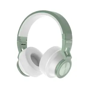 AUDIFONOS BACKDROP INALAMBRICOS DE DIADEMA BLUETOOTH - ALAMBRICOS COLOR BLANCO CON VERDE