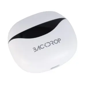 Audífonos Inalámbricos Tws Backdrop, Control Tactil, Caja de Carga con Pantalla, Manos Libres-10m, Color Blanco