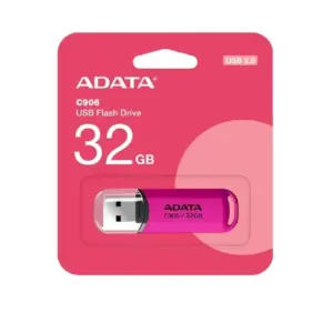 MEMORIA ADATA 32GB USB 2.0 C906 ROSA AC906-32G-RPP