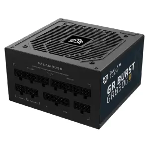 FUENTE DE PODER GAMER BALAM RUSH GR BURST GR850G / CERTIFICADA / 850W / 80 PLUS GOLD / ATX / FULL MODULAR / BAJO NIVEL DE RUIDO / 5 AÑOS DE GARANTIA / NEGRO / BR-937658