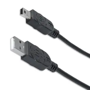 CABLE USB,MANHATTAN,33375, V2.0 A-MINI B 1.8M NEGRO
