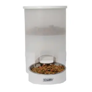 COMEDERO INTELIGENTE PARA MASCOTAS DE 3 LITROS MMANEJO CON APP CON PLATO DE ACERO INOXIDABLE PARA PERROS Y GATOS