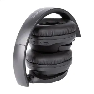 DIADEMAS ANC TECHZONE TZDJ02 CANCELACION DE RUIDO BLUETOOTH 5.3 MICROFONO INTEGRADO COLOR NEGRO