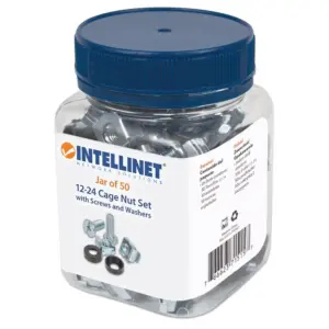 GABINETE 19 INTELLINET,75157, TORNILLERIA 50 SETS 12-24 BOTE