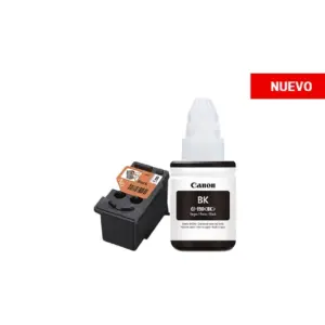 KIT CABEZALES,CABEZAL BH-1 NEGRA + TINTA GI-190 NEGRA,COMPATIBLE: G1110,G2100,G2110,G2111,G3100,G3110,G4100,G4110,G4111