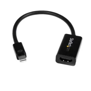 ADAPTADOR DE VIDEO MINI DISPLAYPORT A HDMI CON AUDIO ADAPTADOR ACTIVO MDP 1.2 PARA LAPTOP O ULTRABOOK 4K 30HZ NEGRO - STARTECH.COM MOD. MDP2HD4KS