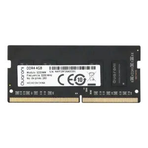 MEMORIA RAM QUARONI SODIMM DDR4 4GB 3200 MHZ CL22 260PIN 1.2V