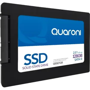 UNIDAD DE ESTADO SOLIDO SSD QUARONI 2.5 128GB / SATA3 / 6GB/S 7MM / LECT 530MB/S / ESCRIT 450MB/S.