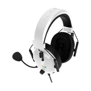 AUDIFONOS GAMER BALAM RUSH AVIATOR LEVEL HA757 / DIADEMA ALAMBRICA / PC - DISP MOVILES - CONSOLAS / SONIDO ESTEREO / MICROFONO OMNIDIRECCIONAL / RGB PERSONALIZABLE / BLANCO / BR-941174