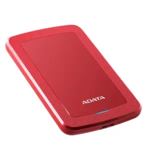 DISCO DURO EXTERNO ADATA HV300 1TB PORTATIL 2.5 USB 3.2 WINDOWS MAC LINUX DASHDRIVE SLIM COLOR ROJO AHV300-1TU31-CRD