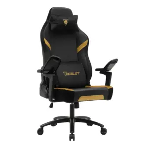Silla Ocelot Gaming Os-King, Vinipiel y Terciopelo, Base Metalica Ajustable, Descansabrazos 5D, Piston Clase 4
