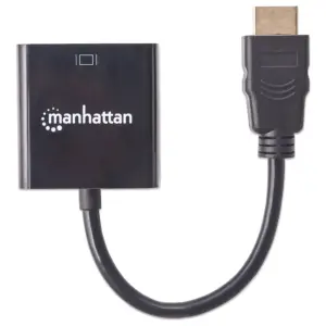 CONVERTIDOR,MANHATTAN,151467, VIDEO HDMI A SVGA, BOLSA