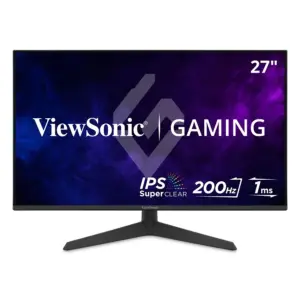 MONITOR LED VIEWSONIC GAMER 27 PULGADAS / FULL HD 1920X1080P / HDMI / DISPLAY PORT/ PANEL IPS/ AMD FREESYNC/ 200 HZ / 1 MS /BOCINAS INTEGRADAS/ 3 AÑOS DE GARANTIA