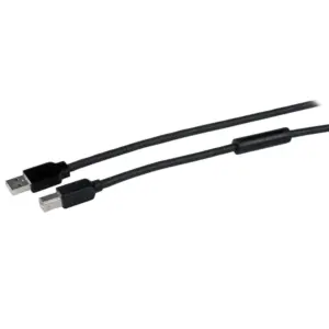 CABLE USB ACTIVO DE 15M PARA IMPRESORA - 1X USB-B MACHO A USB-A MACHO ACTIVO AMPLIFICADO USB 2.0 - IMPRESORA - NEGRO - STARTECH.COM MOD. USB2HAB50AC