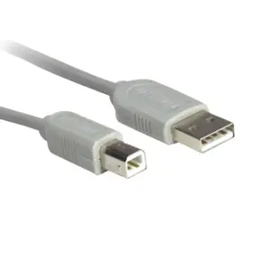 CABLE USB,MANHATTAN,341028, A-B 4.5M, GRIS