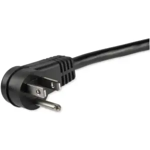 Cable de Alimentacin de 0.3M Extension de Alimentacion Acodado en Angulo Recto NEMA 5-15P a NEMA 5-15R 13A 125V 16AWG Ul