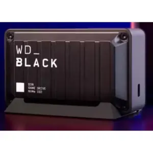 UNIDAD DE ESTADO SOLIDO EXTERNO WD BLACK D30 GAME DRIVE 2TB ESCRITORIO USB3.2 GEN2 NEGRO PS4/PS5 XBOX X/S/ONE WDBATL0020BBK-WESN