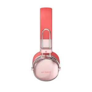 AUDIFONOS ACTECK LUXE CHIC HP710 / DIADEMA / INALAMBRICOS / BT 5.4 / MICROFONO OMNIDIRECCIONAL / 20 HZ A 20 KHZ / BATERIA 30 HRS / CANCELACION DE RUIDO HIBRIDO / SALMON / AC-940894