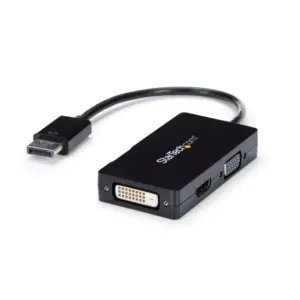 Adaptador de Video DisplayPort a VGA Dvi o HDMI Convertidor a-V 3 en 1 para Viajes 1080P 1920X1200 StarTech.com Mod DP2VGDVHD