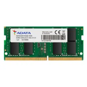 Memoria ADATA SO-DIMM DDR4 16GB PC4-25600 3200MHz CL22 260PIN 1.2V Laptop-Aio-Mini Pcs AD4S320016G22-Sgn