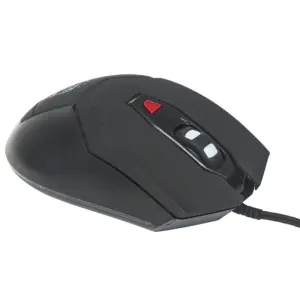 MOUSE OPTICO GAMING,MANHATTAN,176071, USB 6 BOTONES NEGRO C/LUZ