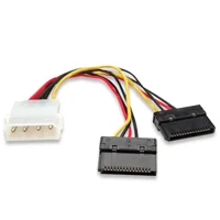 Cable Alimentacion Manhattan 349369 Cable Corriente Int HDD SATA Doble