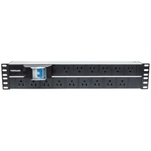 Barra Pdu Intellinet 714075 15 Cont Gab-Rack 19 2U Contra Corto Circuito