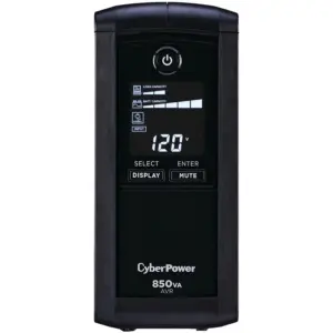 NO BREAK CYBERPOWER CP850AVRLCD 850VA/ 510 WATTS, INTERACTIVO,TORRE, 9 NEMA 5-15R, 5 RESPALDO Y 4 SUPRESIN, 3 AÑOS DE GARANTA, INCLUYENDO BATERA.